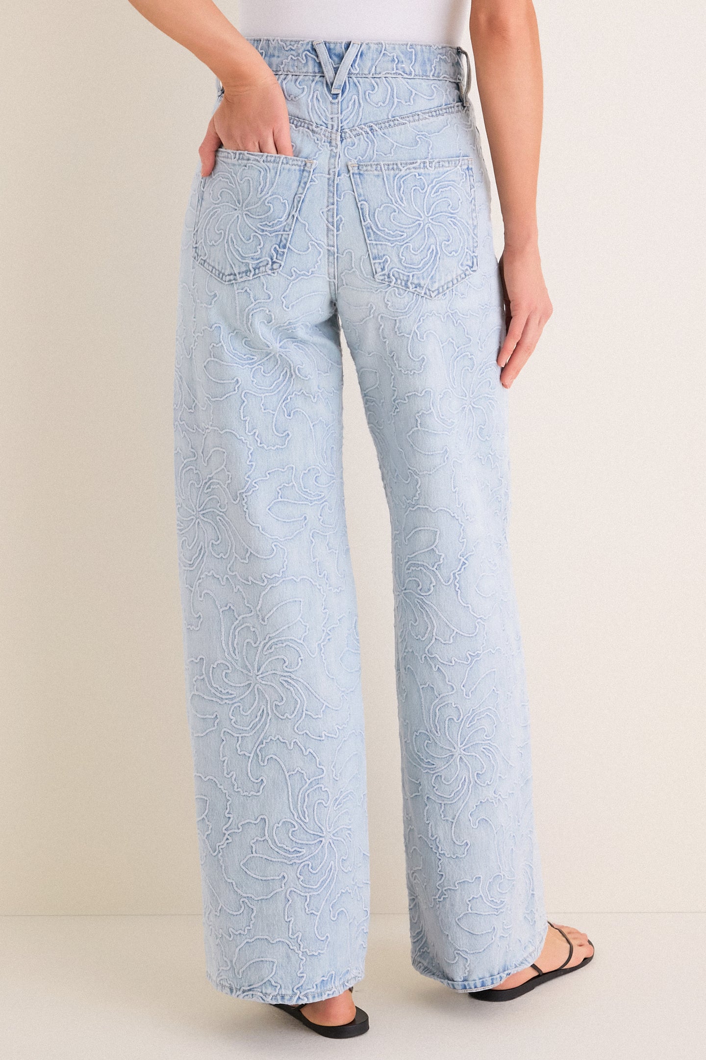 Sun Spark Taylor High Rise Wide Leg