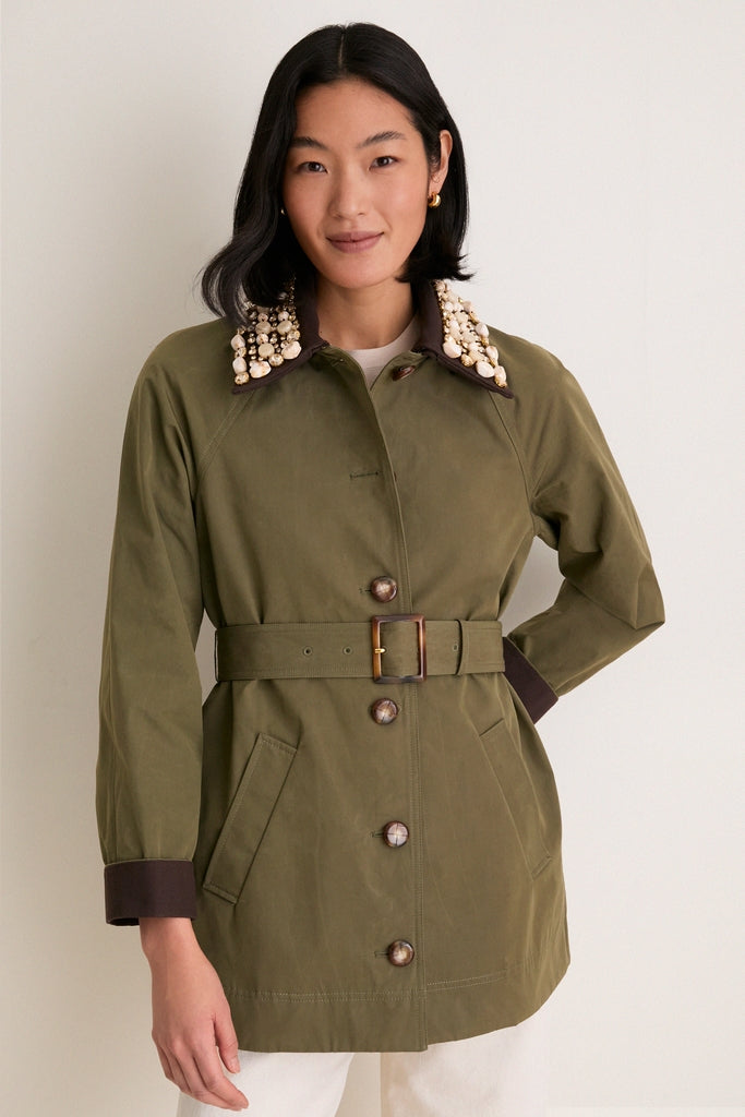 Stone Army Langham Dickey Coat | Veronica Beard