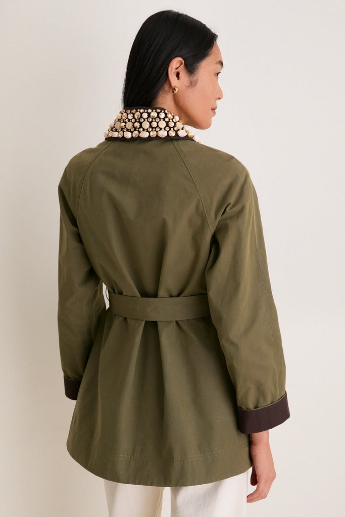 Stone Army Langham Dickey Coat | Veronica Beard