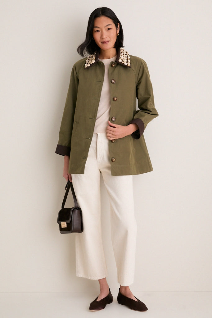 Stone Army Langham Dickey Coat | Veronica Beard