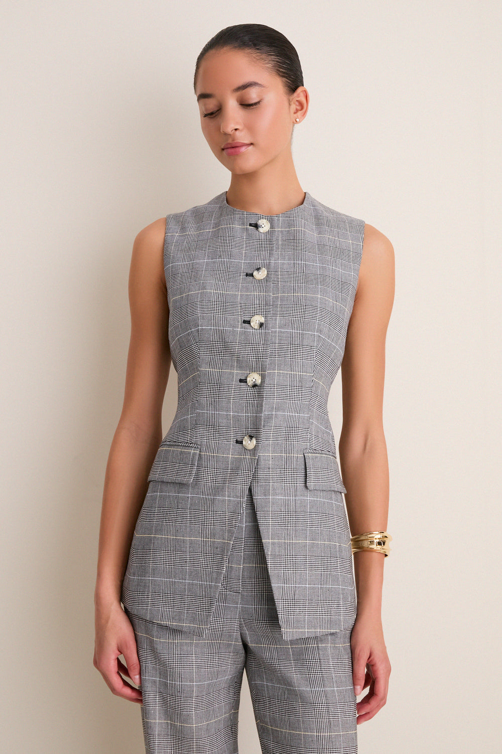 Black Multi Lois Vest