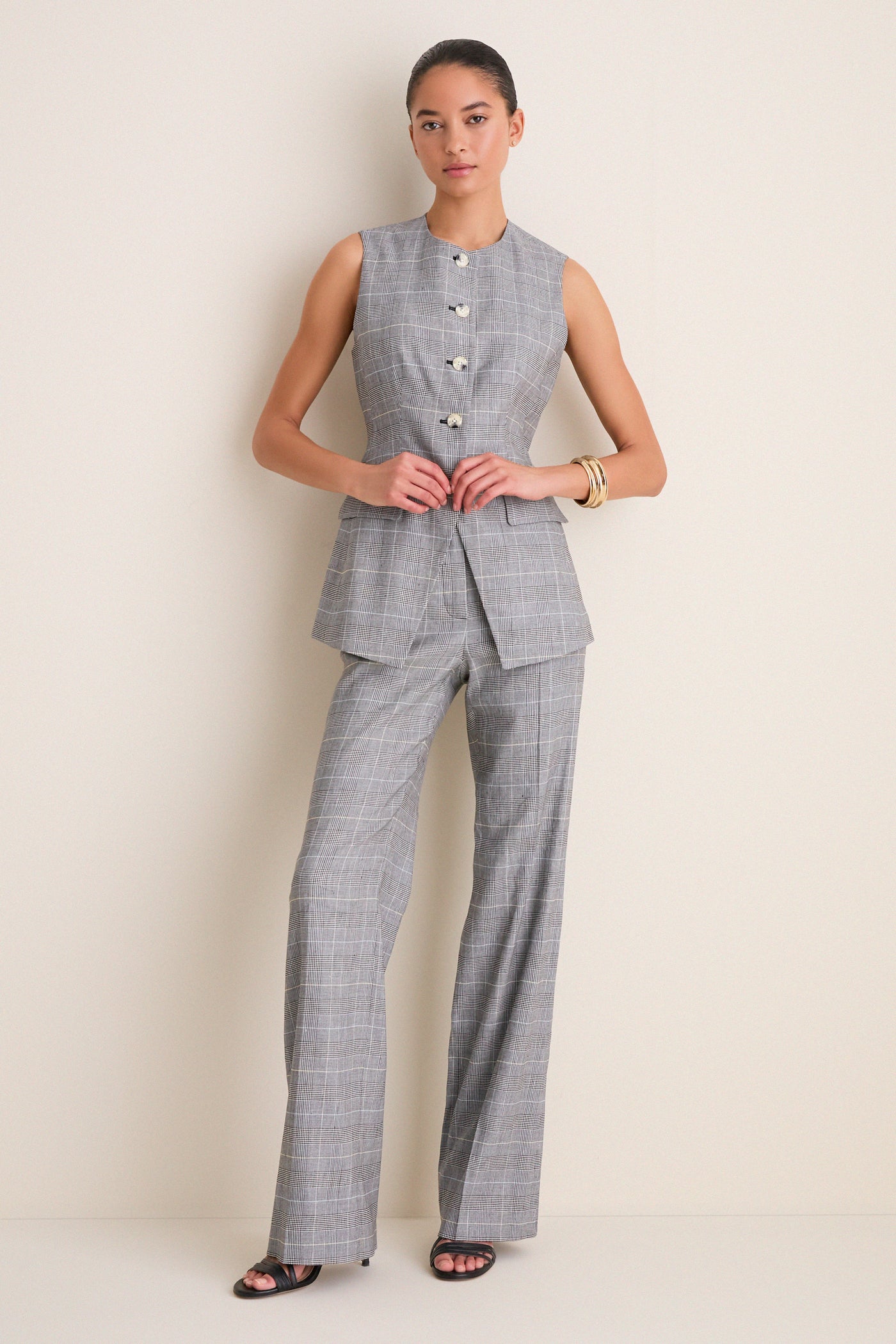 Black Multi Jude Pant