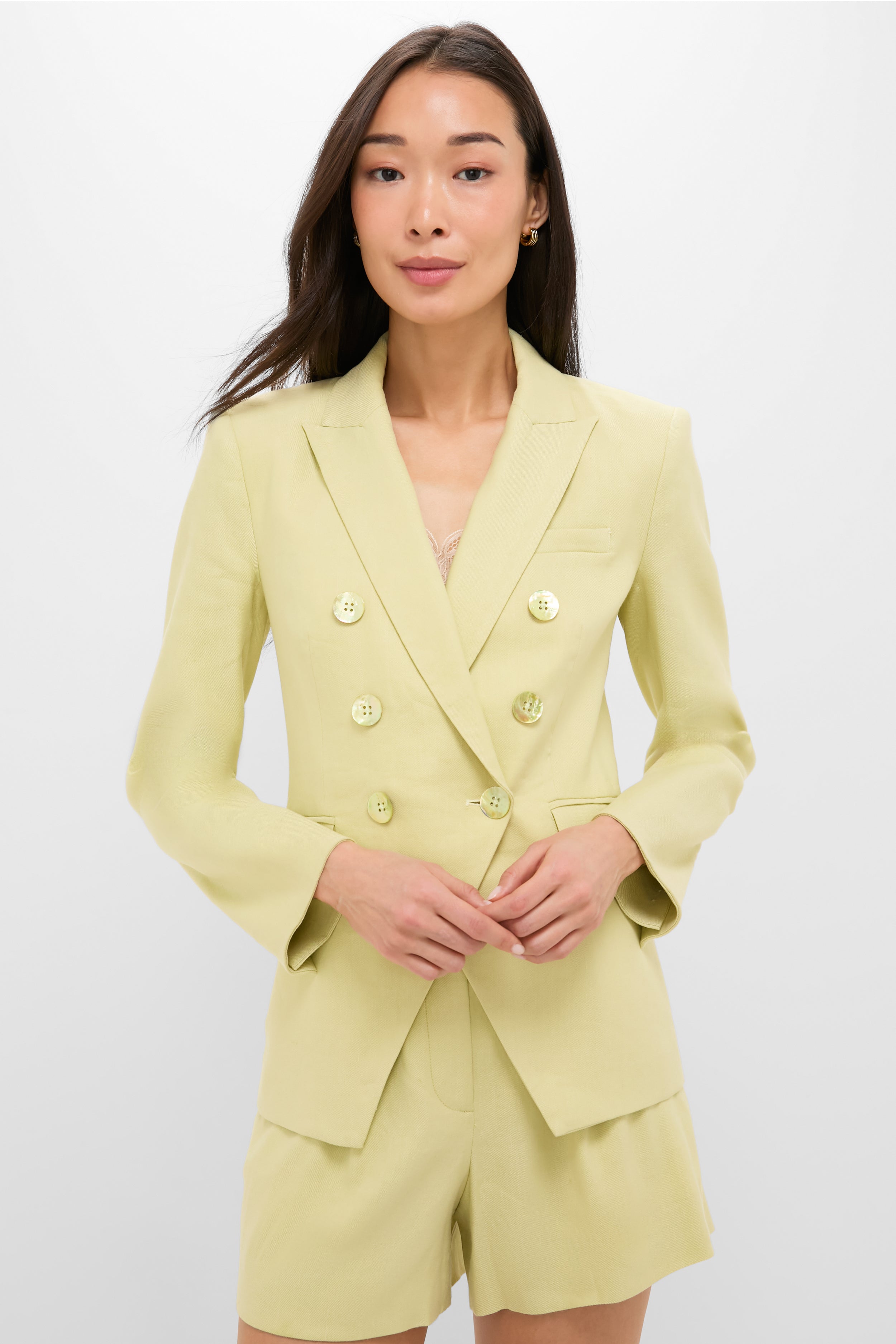 Pistachio Miller Dickey Jacket | Veronica Beard