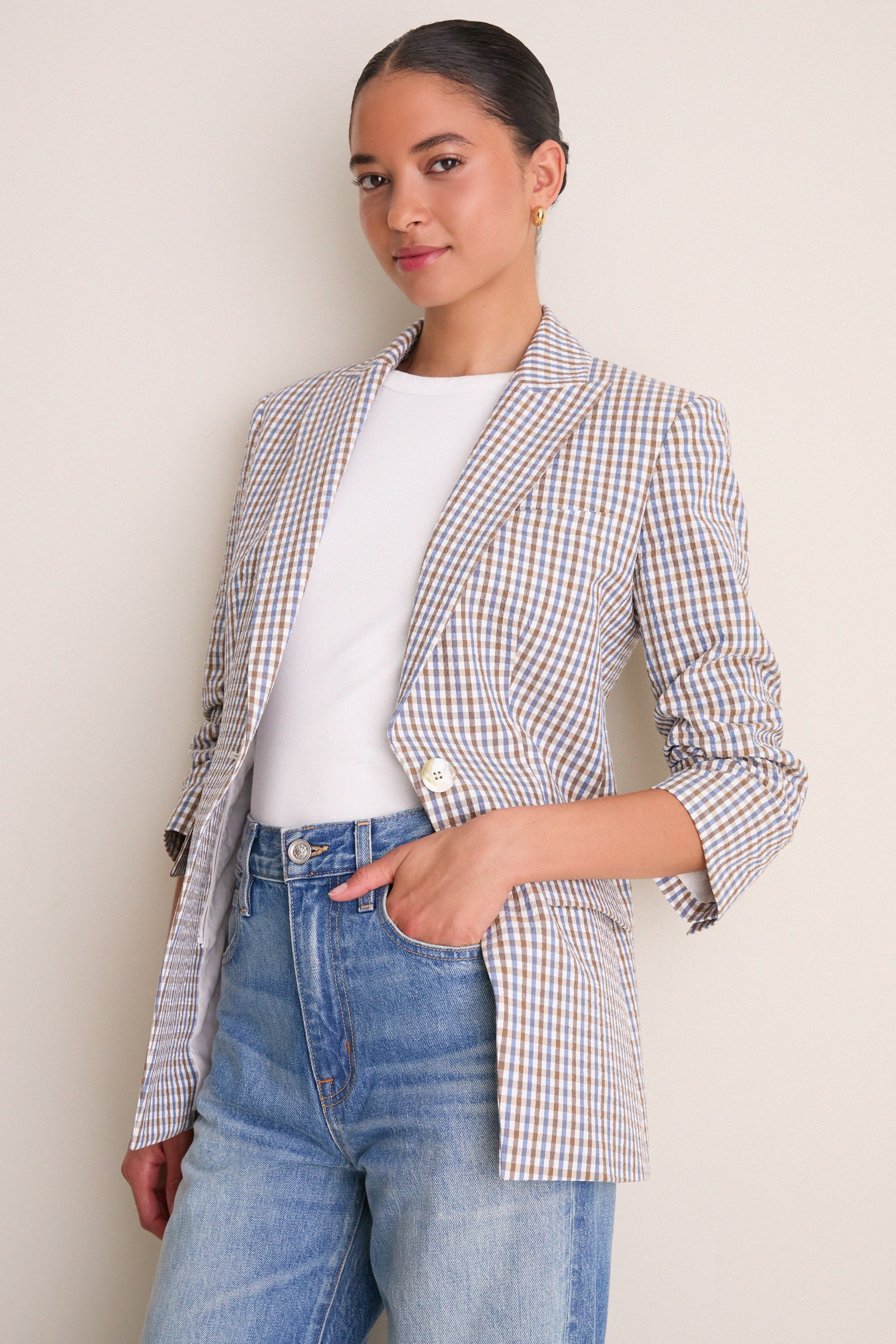 Acorn Multi Clayton Dickey Jacket | Veronica Beard