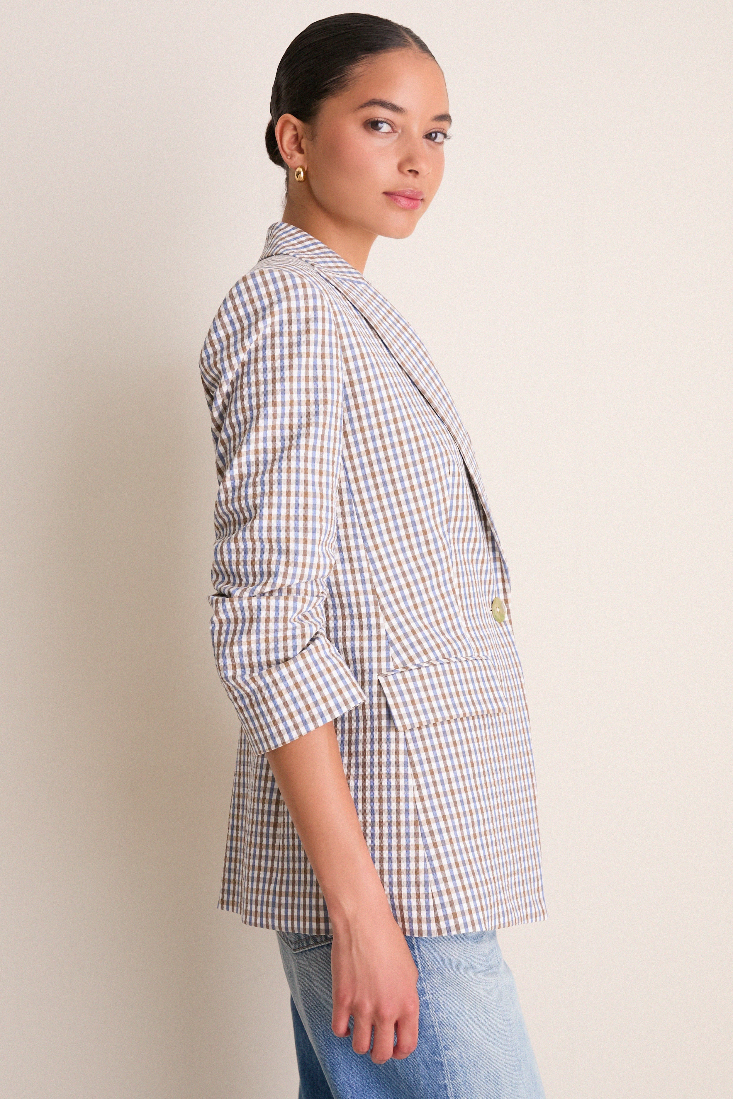Acorn Multi Clayton Dickey Jacket | Veronica Beard
