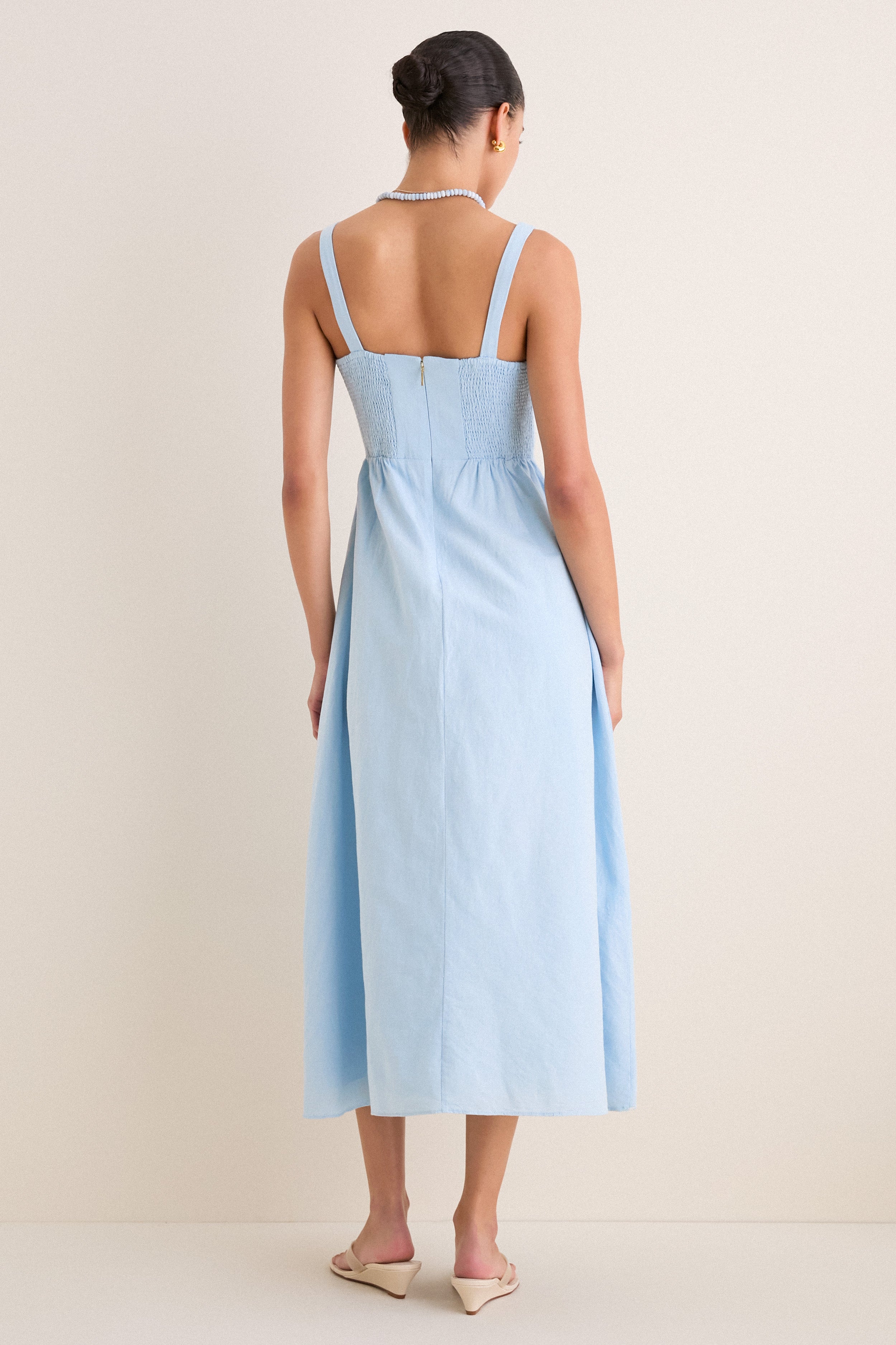 Glacier Lake Marceline Midi Dress | Cleobella