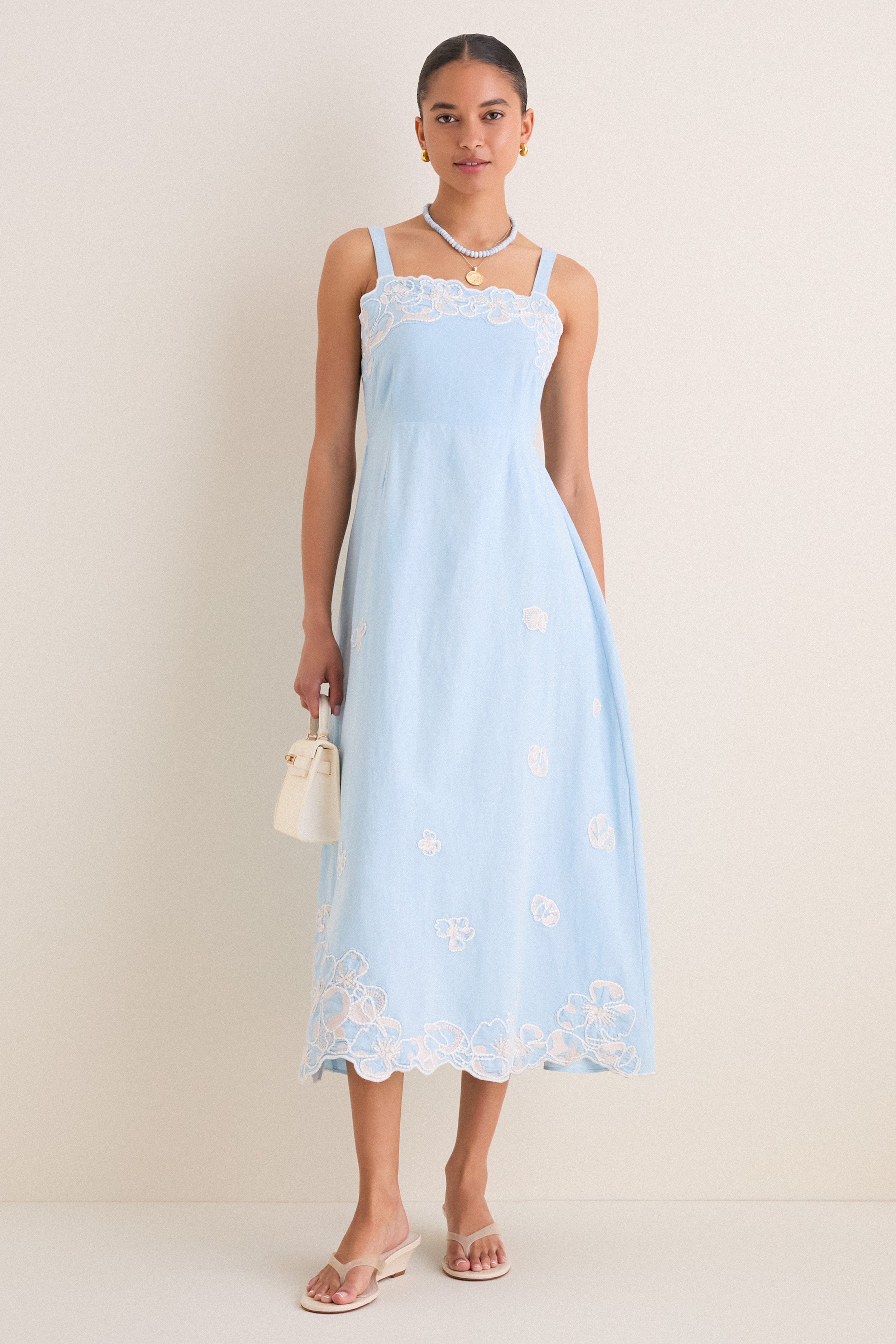 Glacier Lake Marceline Midi Dress | Cleobella