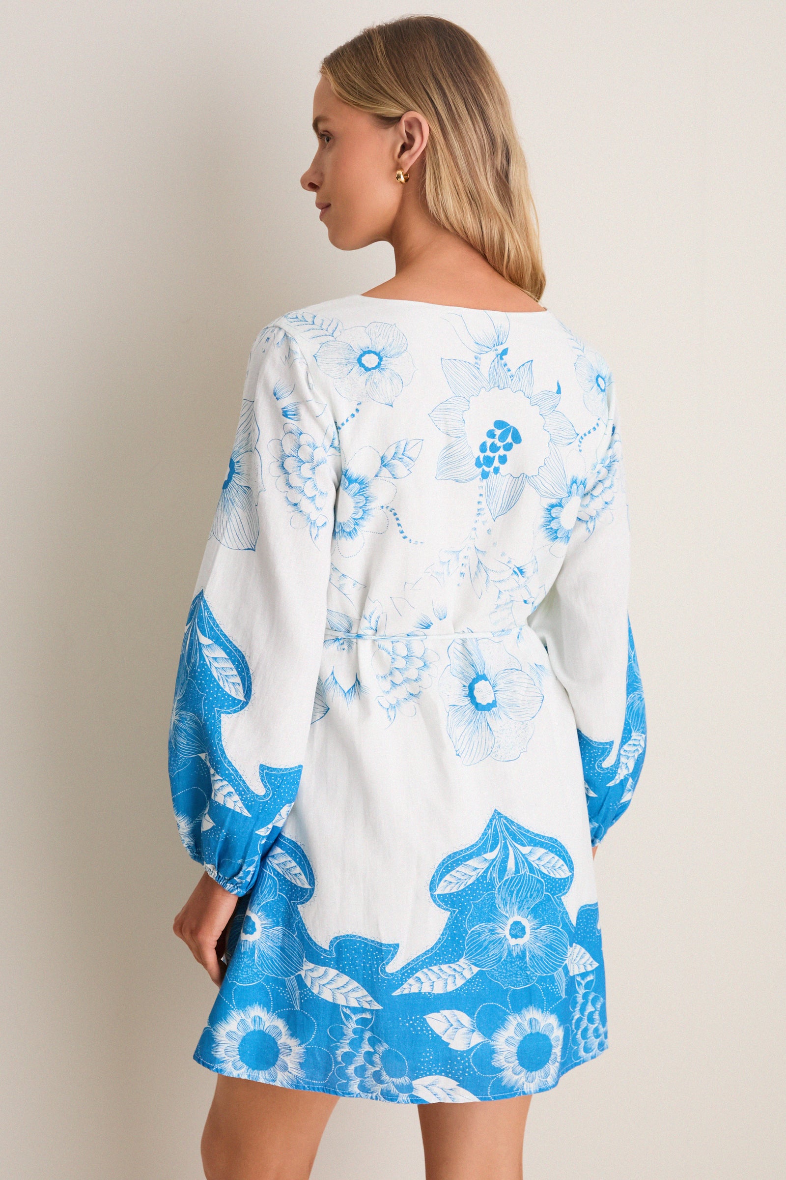 Celestia Print Noemie Mini Dress