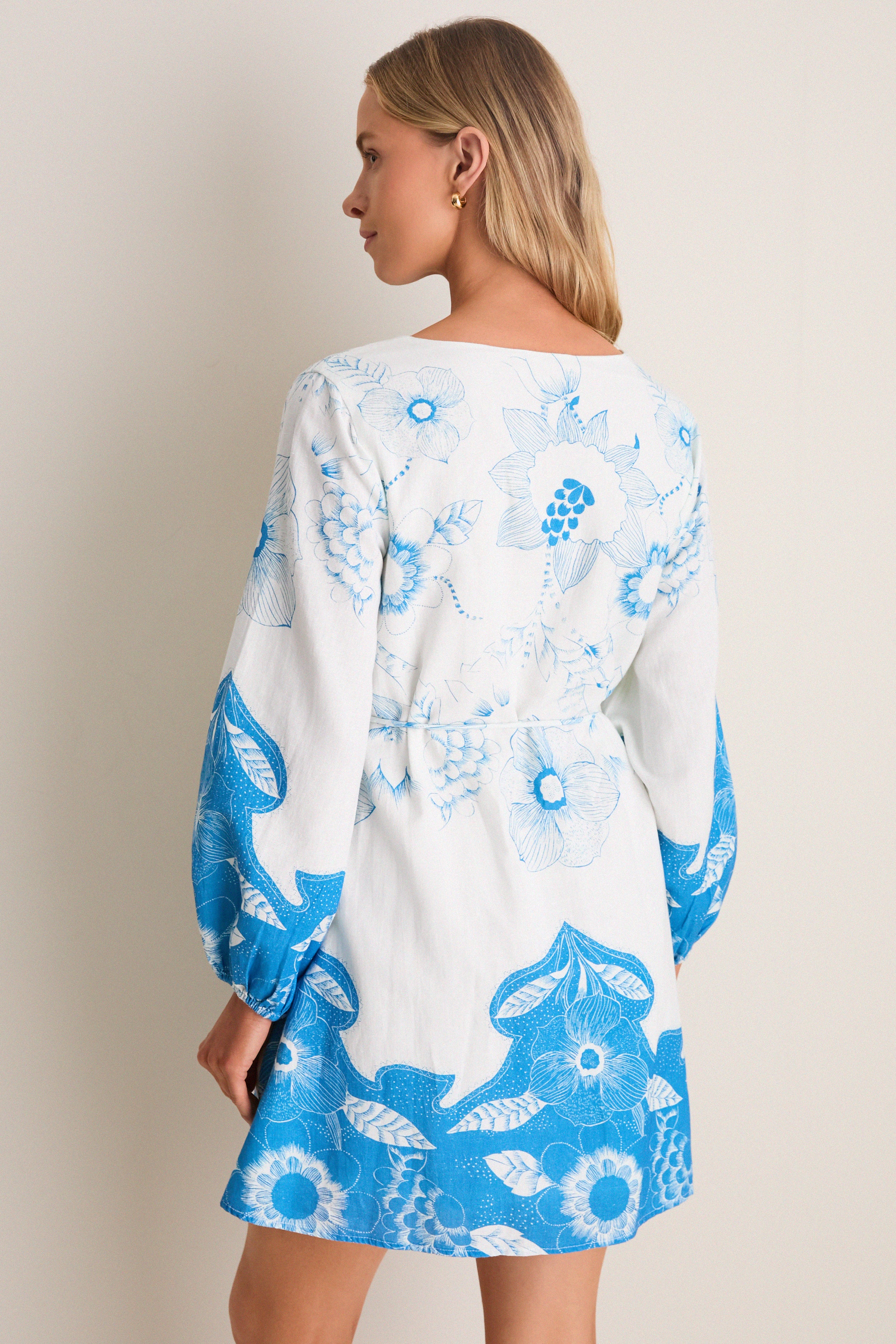 Celestia Print Noemie Mini Dress