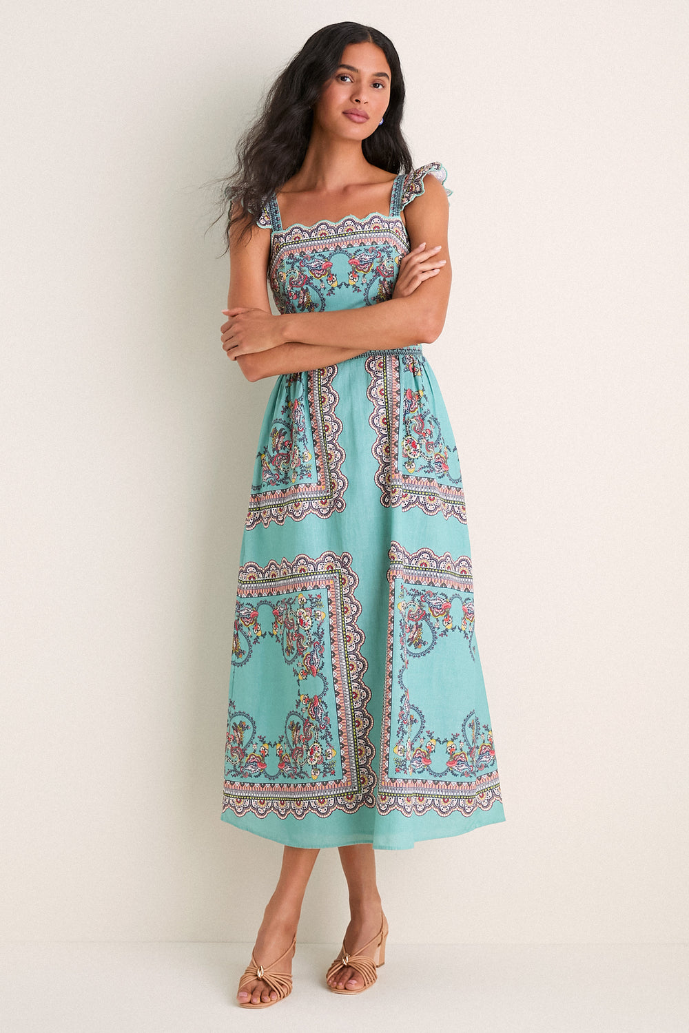 Bleura Print Veronique Midi Dress Bleura Print Veronique Midi Dress