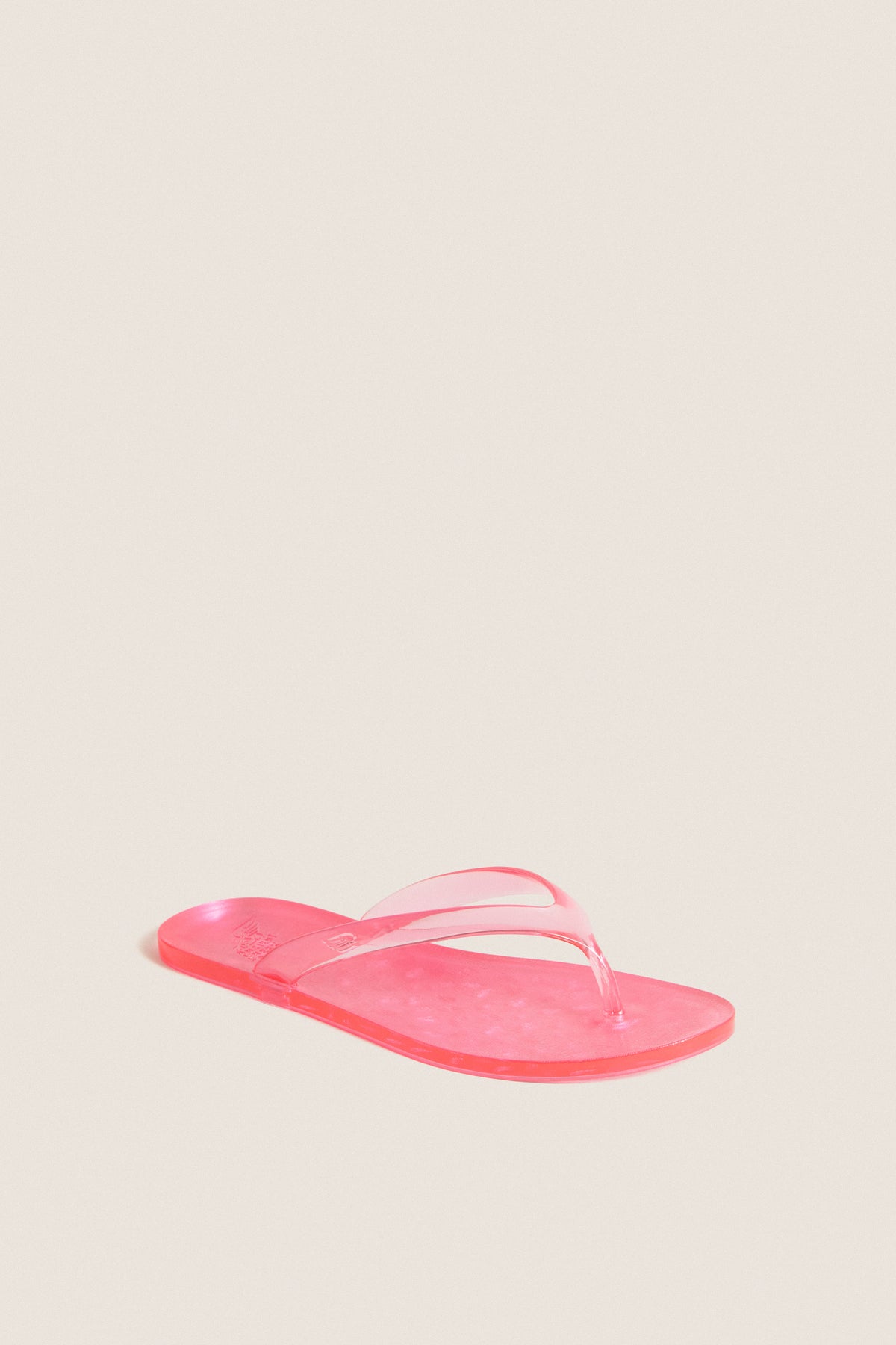 Pink Jelly Flip Flops
