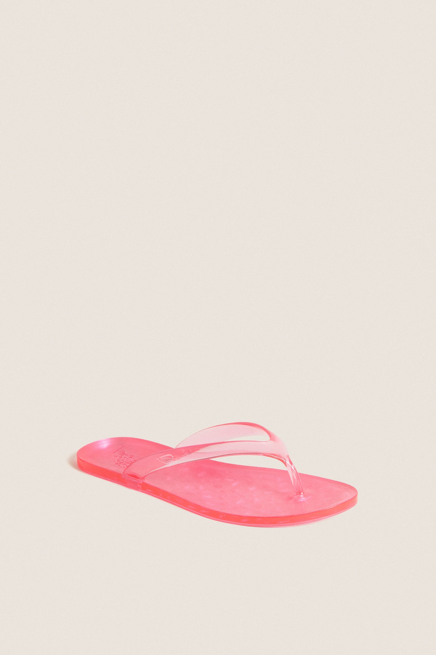 Pink Jelly Flip Flops