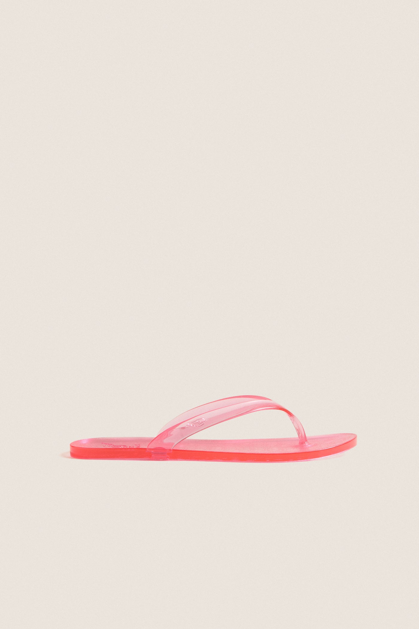 Pink Jelly Flip Flops