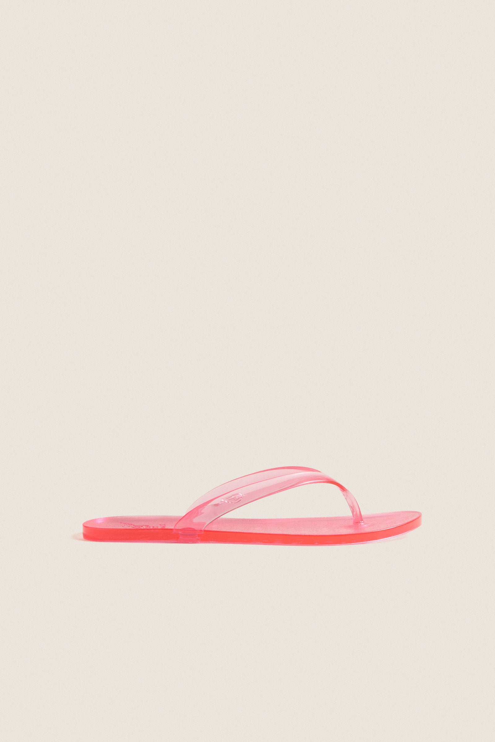 Pink Jelly Flip Flops