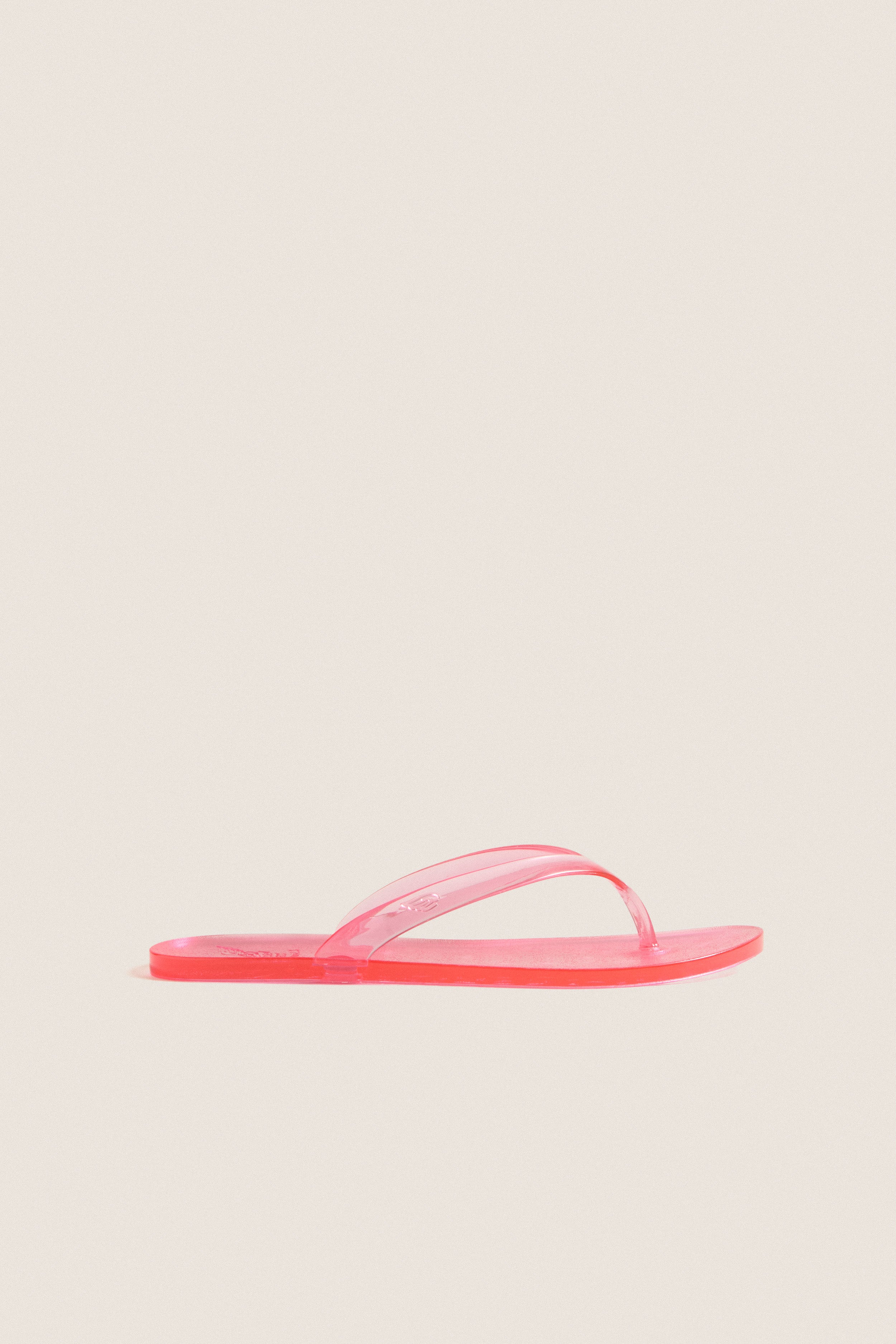 Pink Jelly Flip Flops