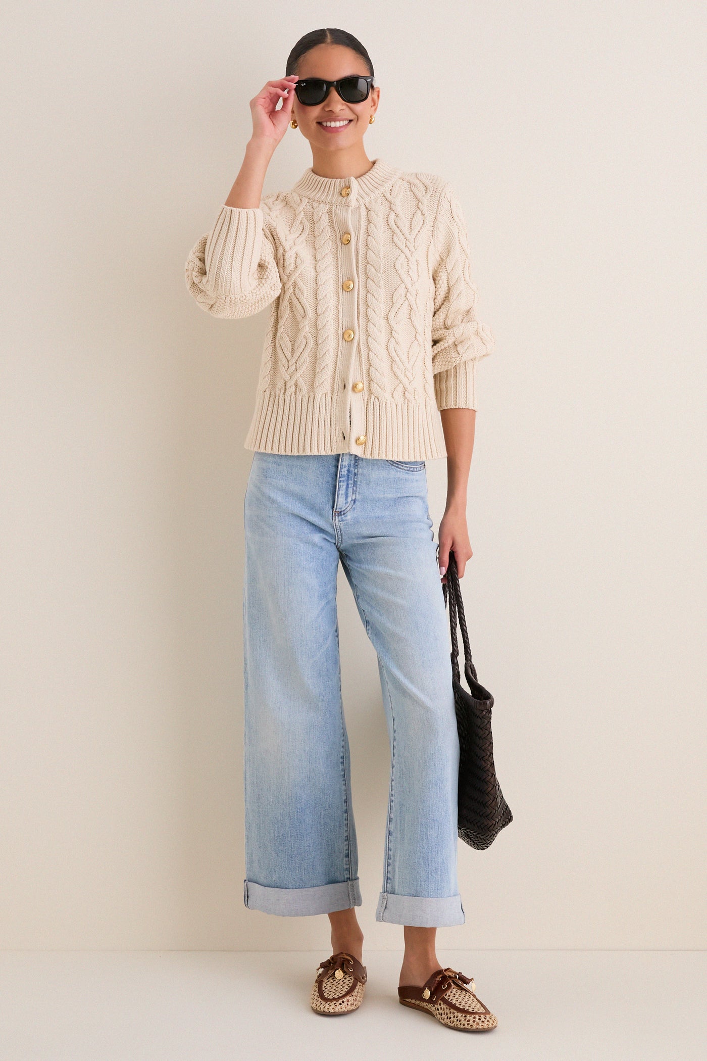 Natural Crochet Naveta Loafers