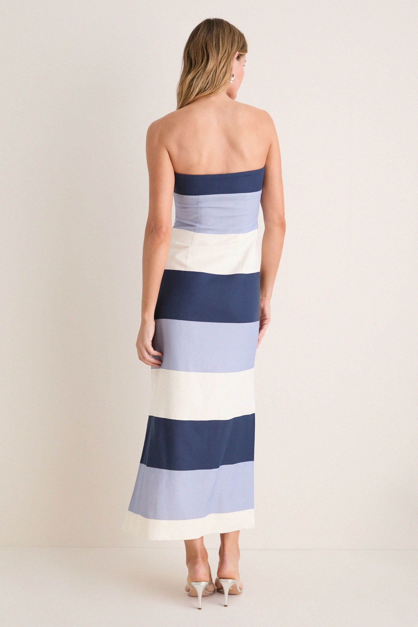 Blue Stripes Sono Maxi Dress | Andres Otalora Blue Stripes Sono Maxi Dress | Andres Otalora