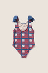 Girls Navy Flag Shelly Suit