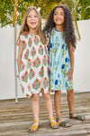 Girls Light Blue Dandelion Jaipur Dress