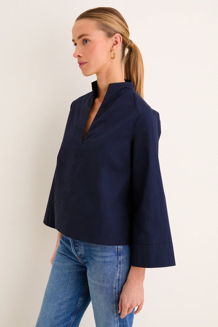 Navy Long Sleeve Celeste