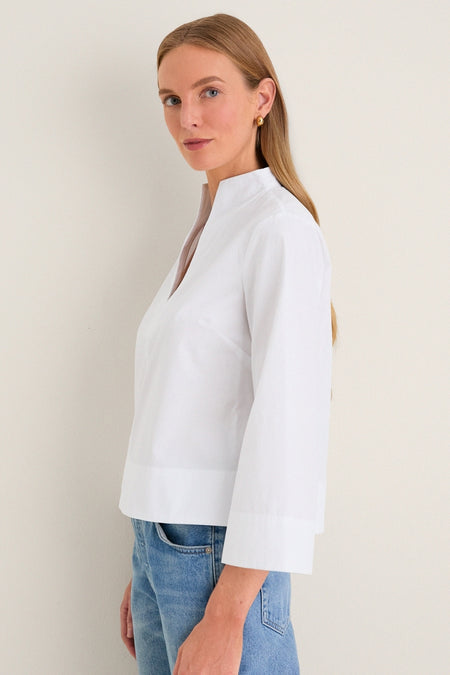 White Long Sleeve Celeste