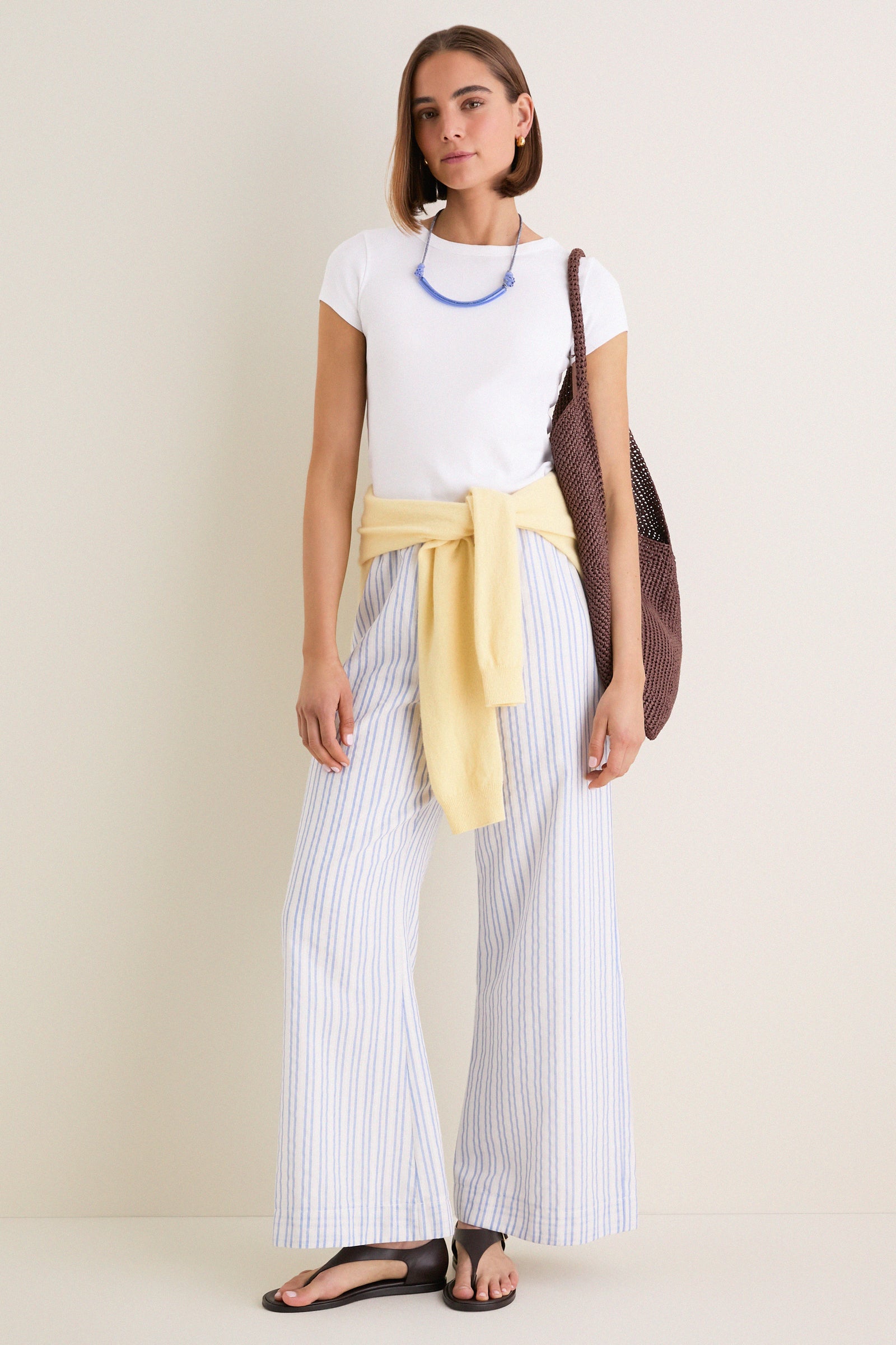 Seersucker Stripe Aria Pant