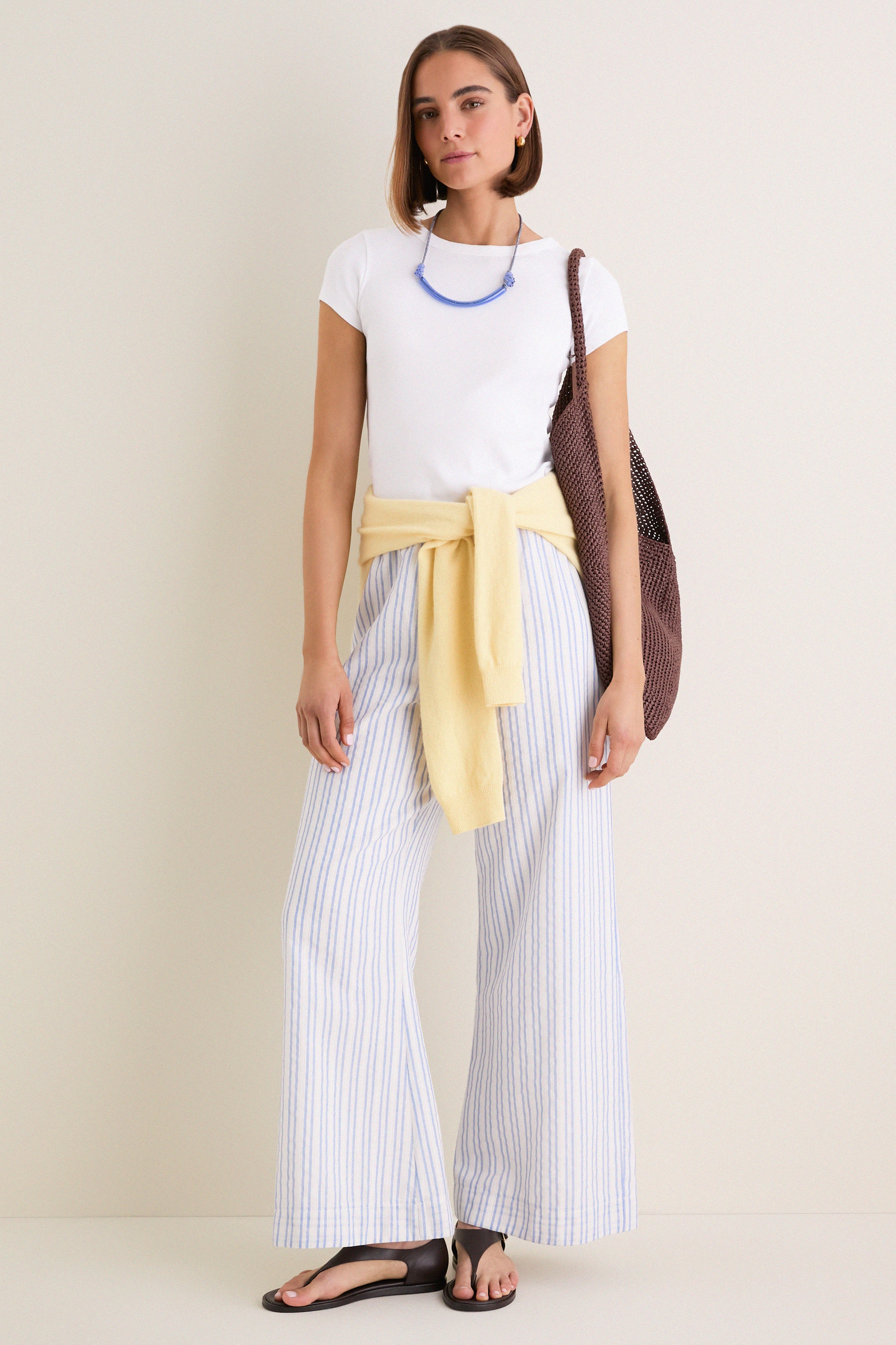 Seersucker Stripe Aria Pant
