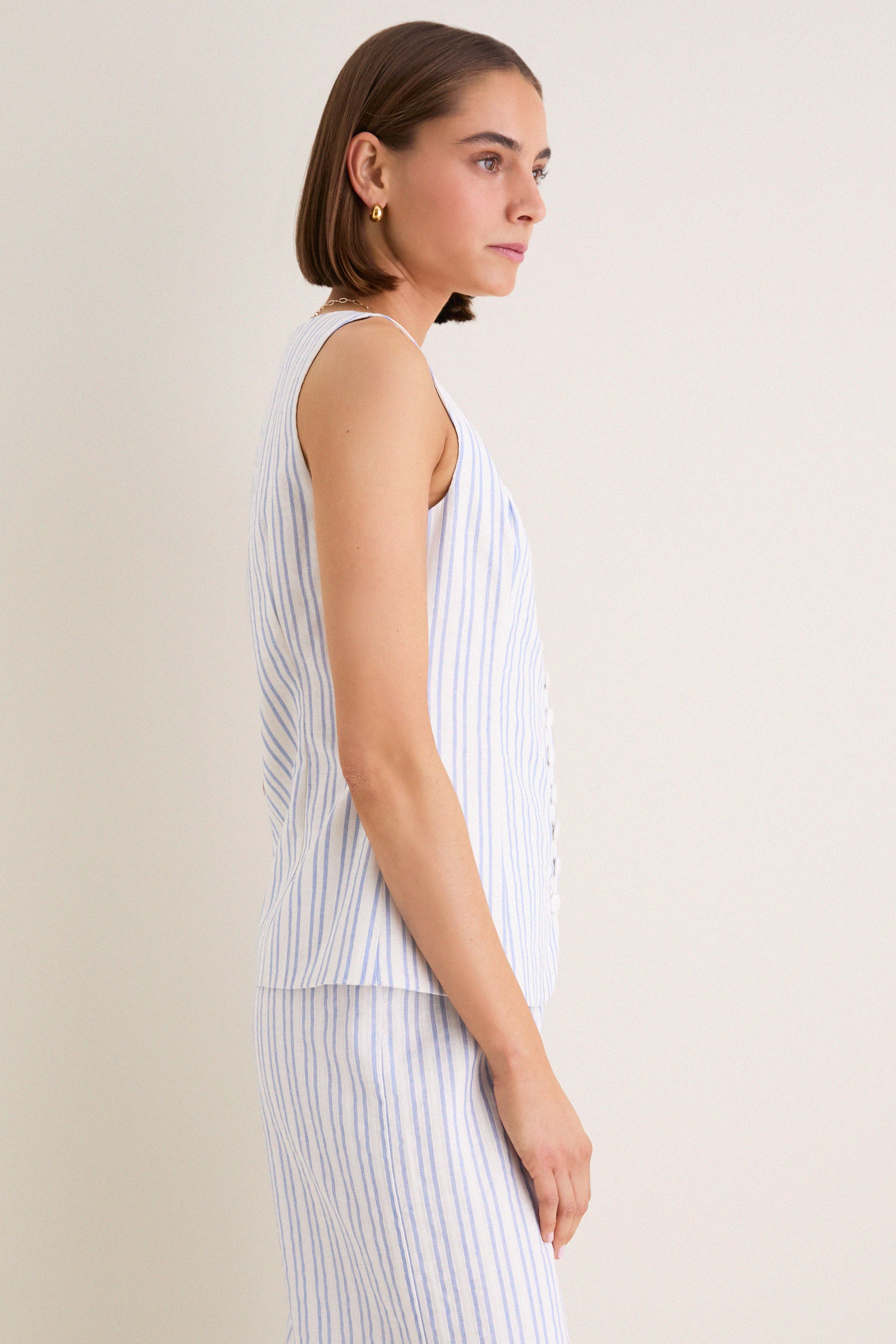 Watercolor Stripe Cora Top | Tuckernuck