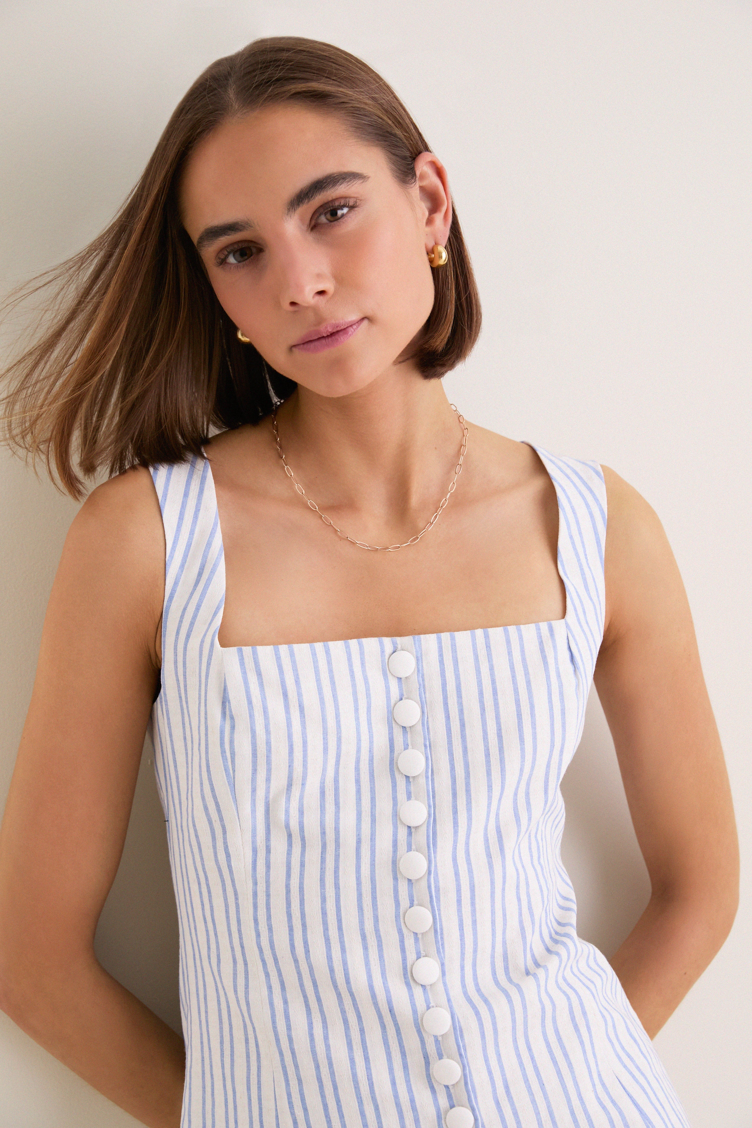 Watercolor Stripe Cora Top