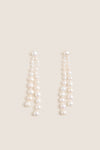 White Gianna Earrings