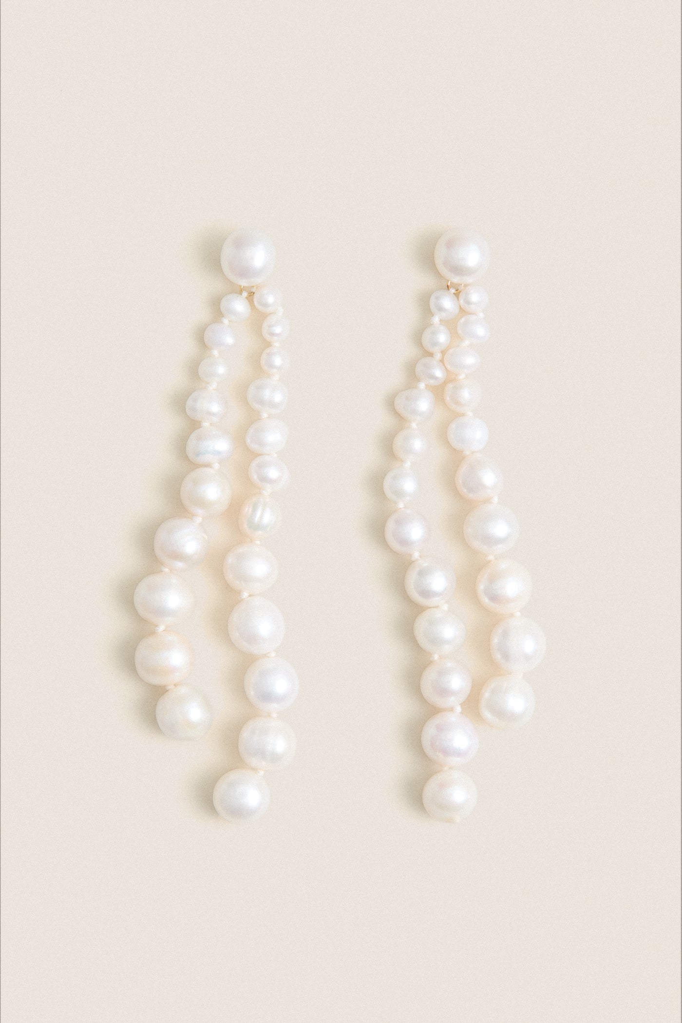 White Gianna Earrings