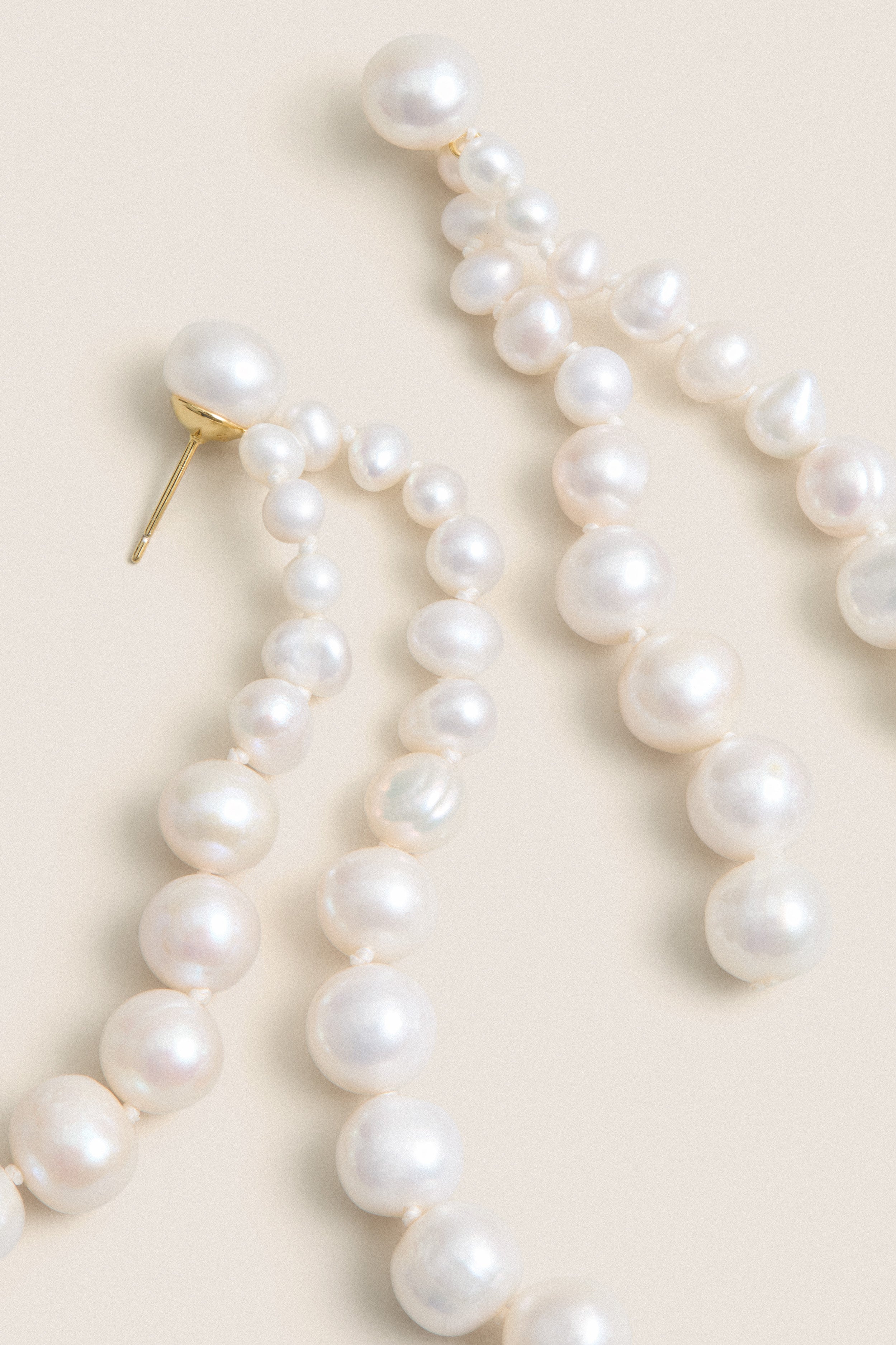 White Gianna Earrings