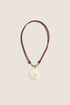 Purple Coral Necklace