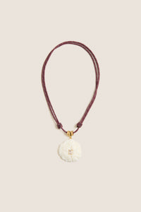 Purple Coral Necklace