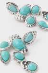 Silver Turquoise Stone Earrings