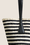Black Sisal Single Handle Basket