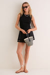 Black Sisal Single Handle Basket