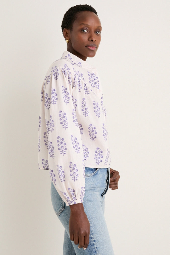 Lilac Print Logan Shirt