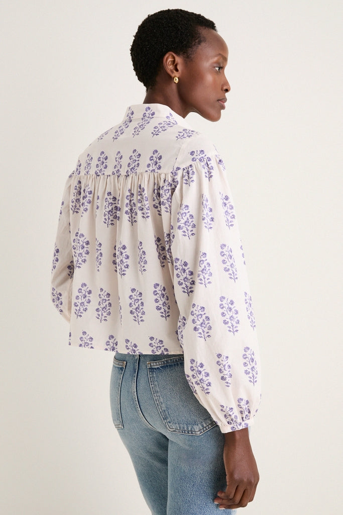 Lilac Print Logan Shirt