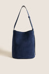 Midnight Blue Suede Norma Tote