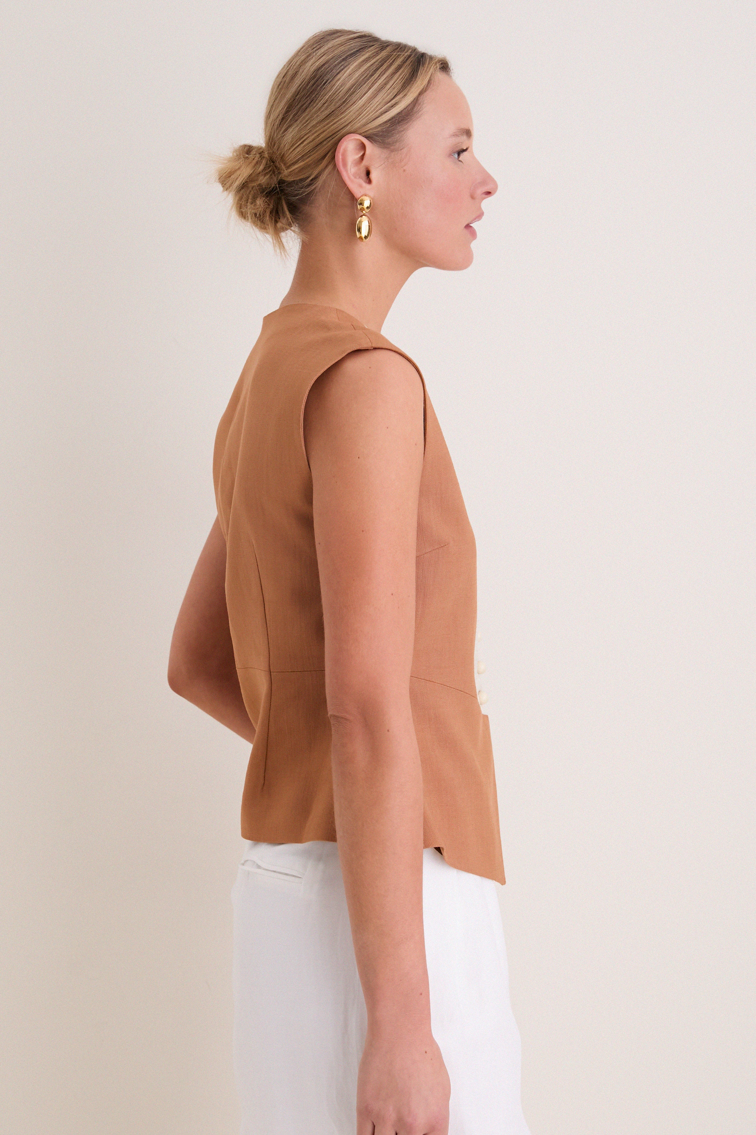 Camel Norma Soft Vest | DESTREE