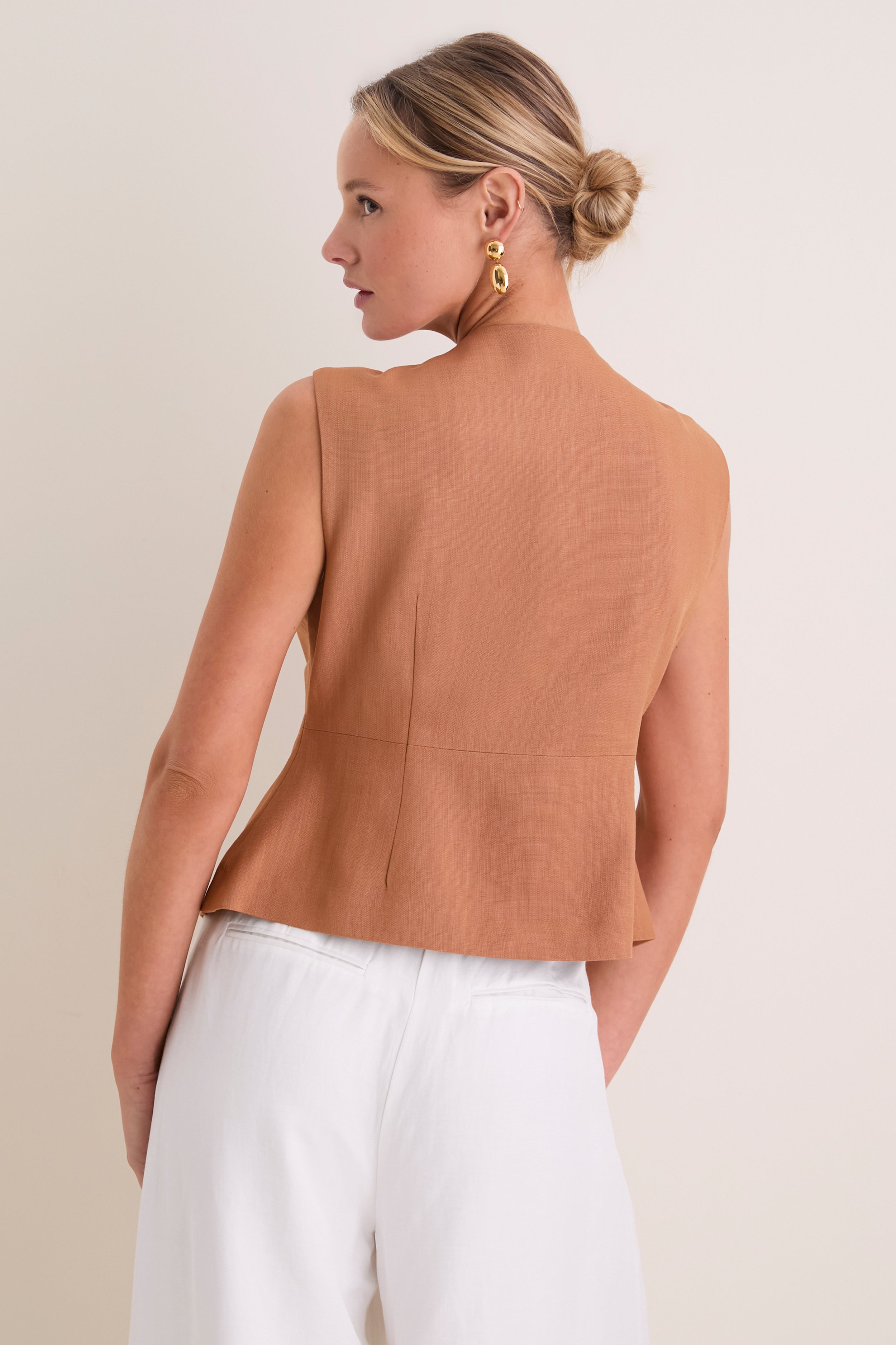 Camel Norma Soft Vest | DESTREE