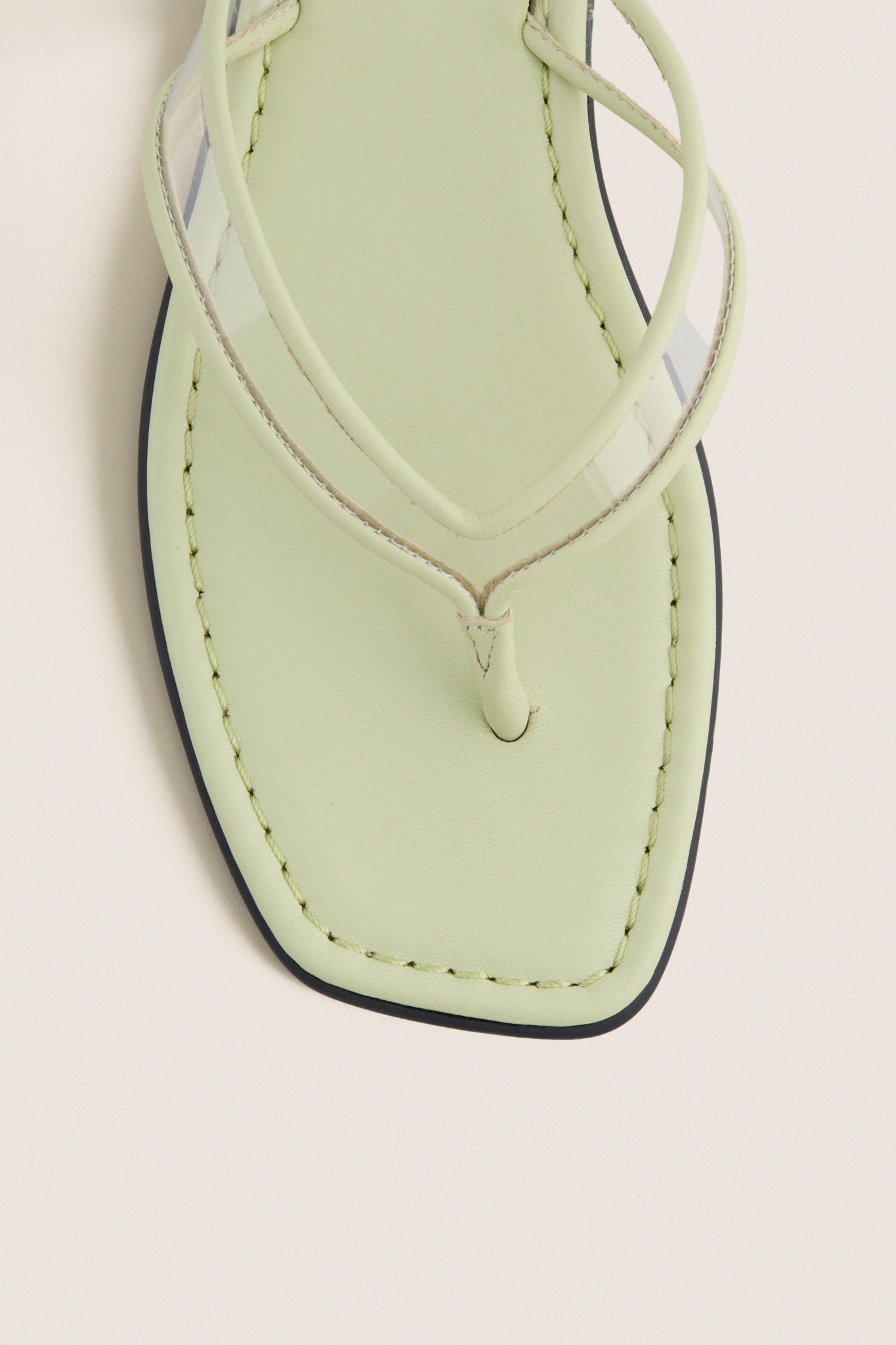 Pistachio Green Clea Piping Sandals | Veronica Beard | Tuckernuck