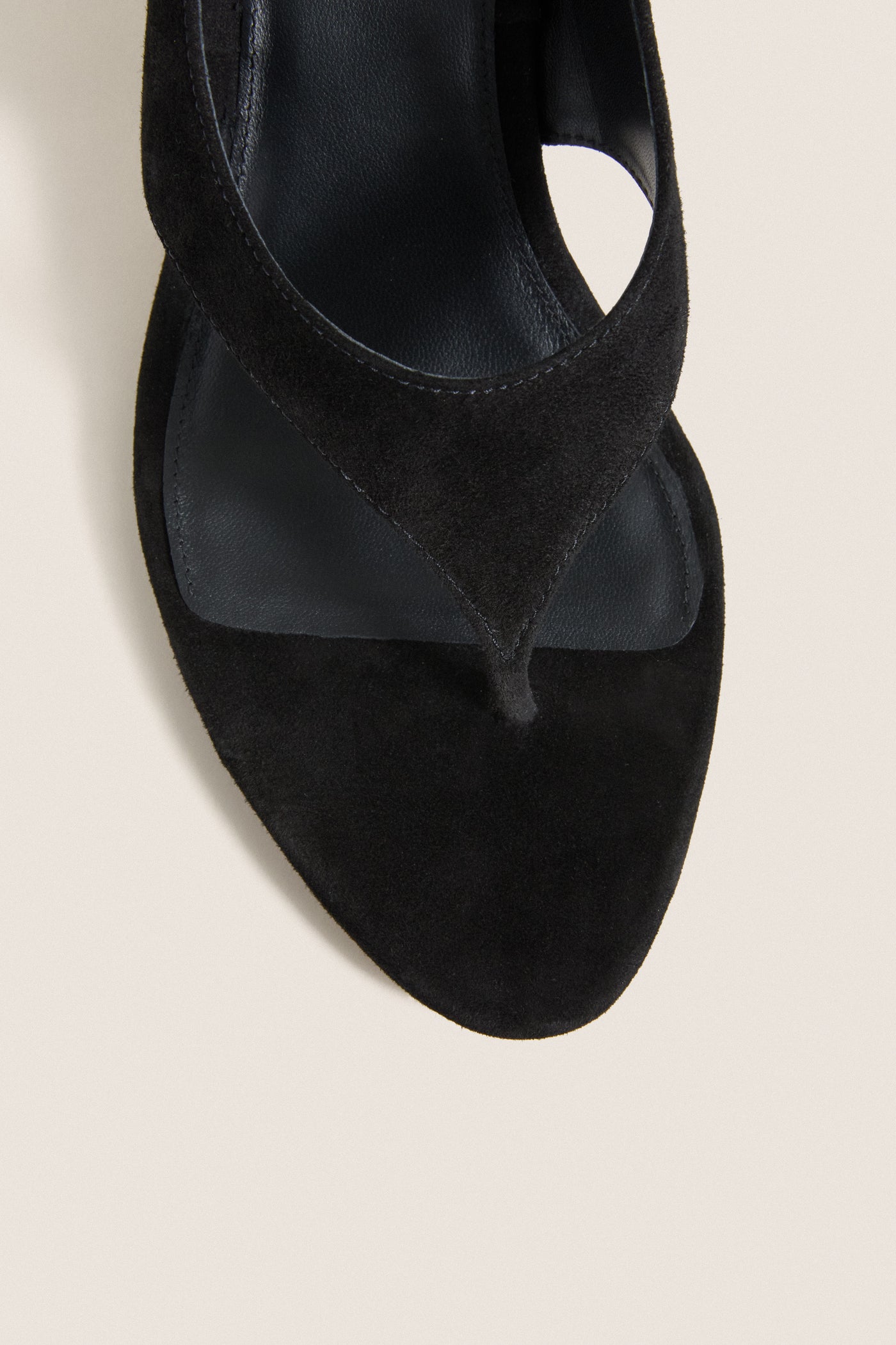 Black Suede Talon Heels