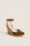 Chestnut Suede Pasina Wedges