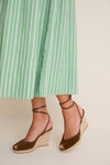 Chestnut Suede Pasina Wedges