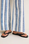 Navy Clea Sandals