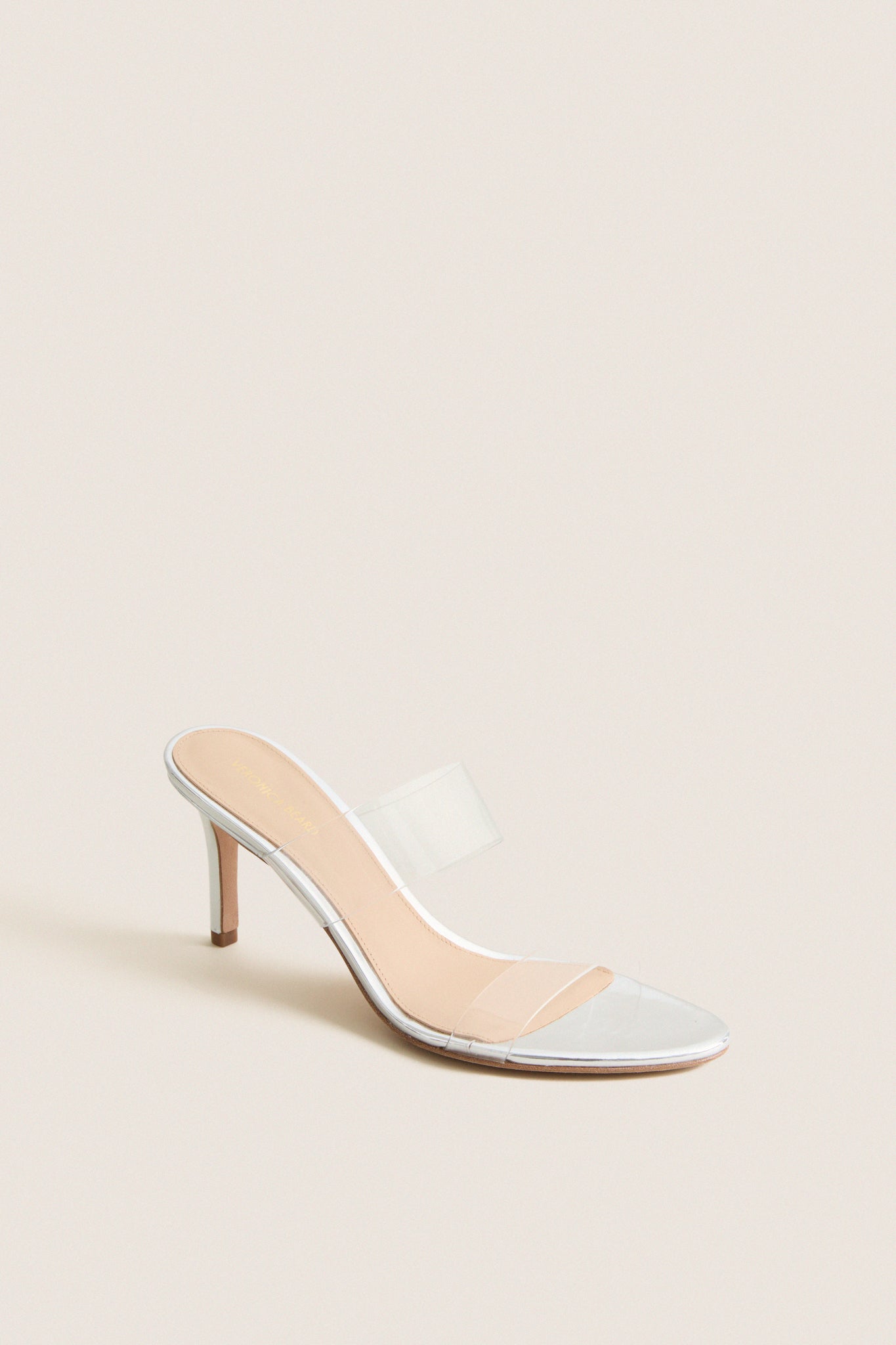 Silver Asha 75 Heels | Veronica Beard