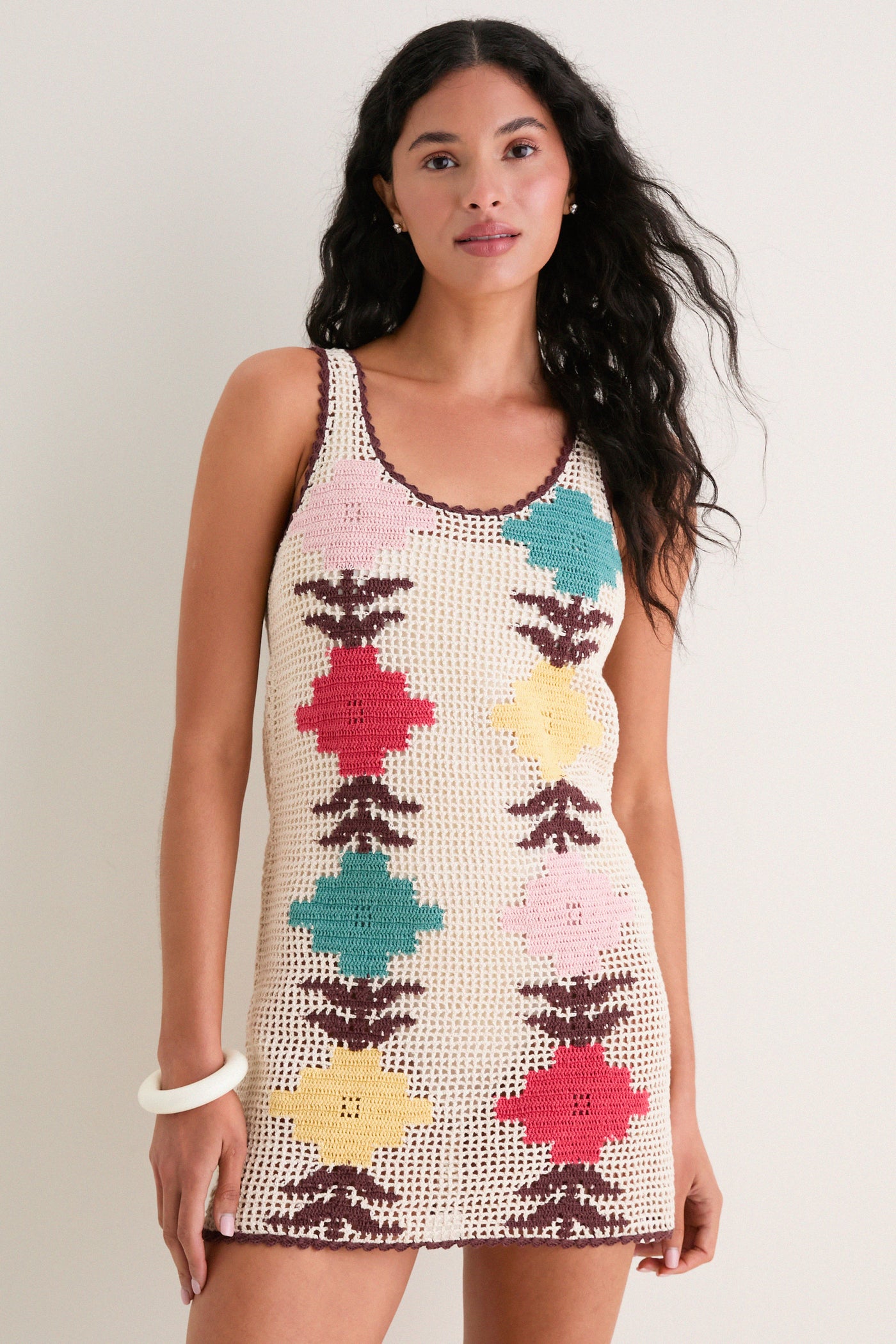 lazy oaf daisy chain mesh dress Lazy Oaf Daisy Chain Smock Dress