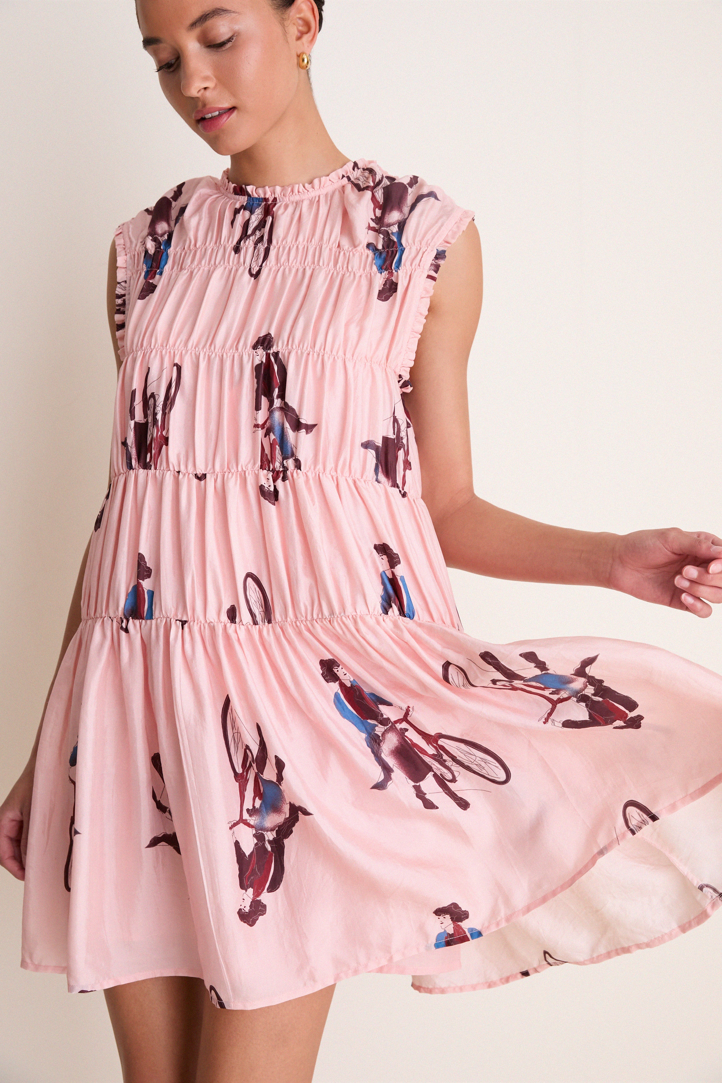 Light Pink Jule Parisian Pedal Dress | Alix of Bohemia